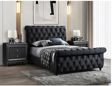 Load image into Gallery viewer, 5101 BLACK QUEEN BED
