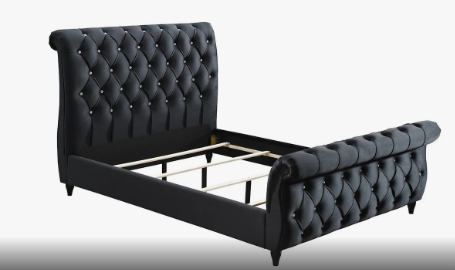 5101 BLACK QUEEN BED SPECIAL ORDER ONLY