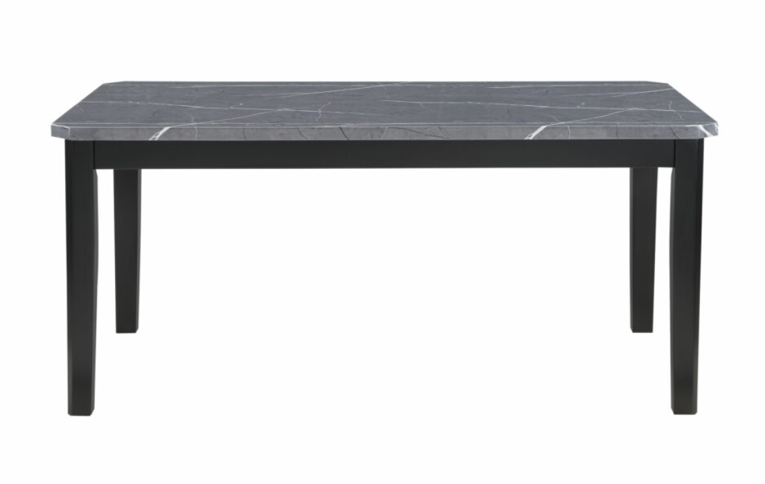 D8685 BLACK DINETTE SET WITH BENCH