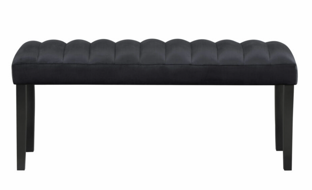 D8685 BLACK DINETTE SET WITH BENCH