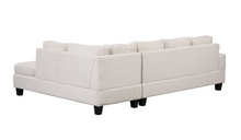 Load image into Gallery viewer, COZY- BEIGE SECTIONAL WITH OTTOMAN
