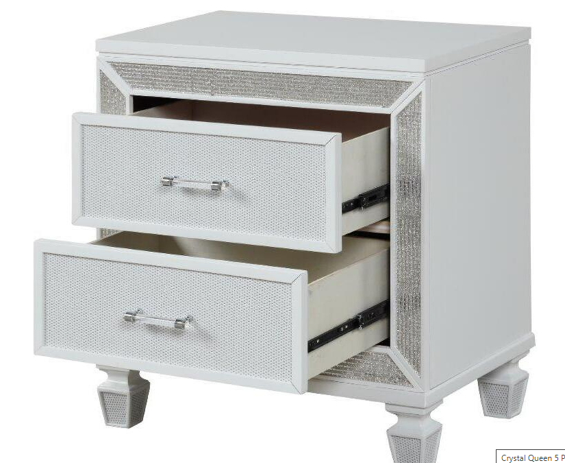 THE SILVER CRYSTAL 5PC QUEEN BEDROOM SET (SPECIAL OFFER)