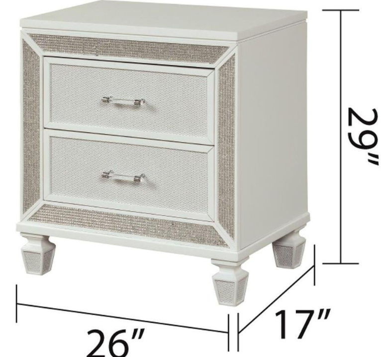THE SILVER CRYSTAL 5PC QUEEN BEDROOM SET (SPECIAL OFFER)