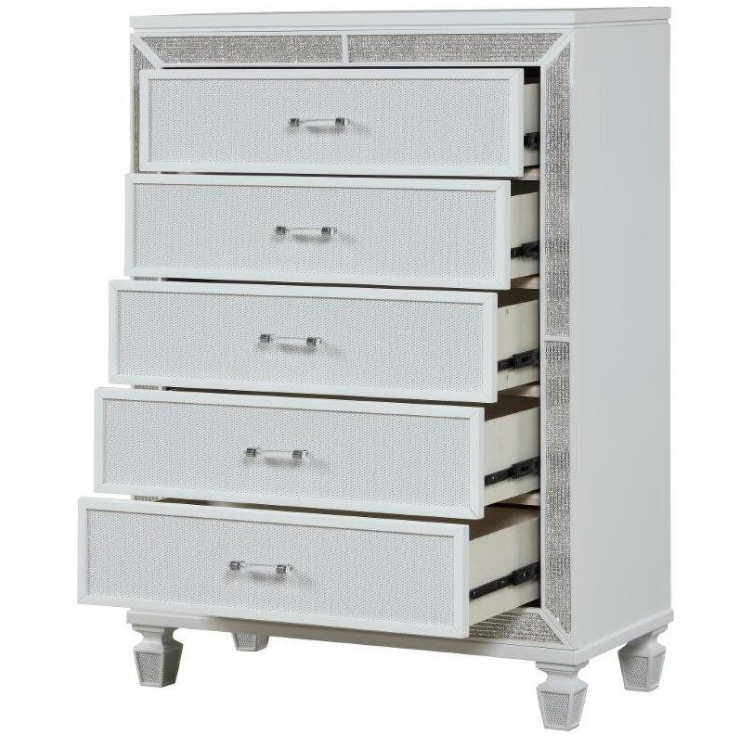 THE SILVER CRYSTAL 5PC QUEEN BEDROOM SET (SPECIAL OFFER)