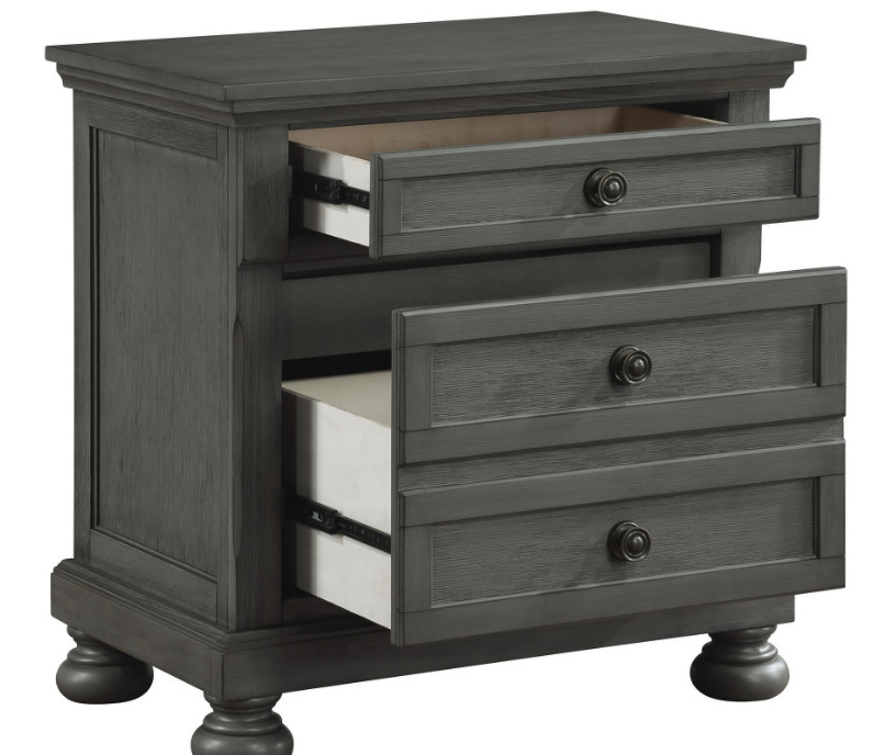 RUSTIC GRAY JACKSON 5 PC QUEEN BEDROOM SET