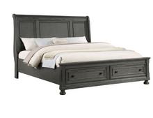 Load image into Gallery viewer, RUSTIC GRAY JACKSON 5 PC QUEEN BEDROOM SET
