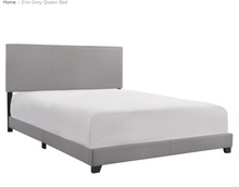 Load image into Gallery viewer, Grey Erin Style Queen Bed
