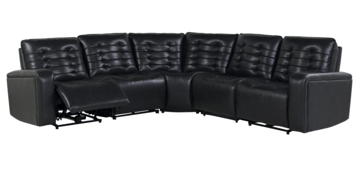 Blanche Charcoal 5-Piece Sectional FLOOR SAMPLE SALE