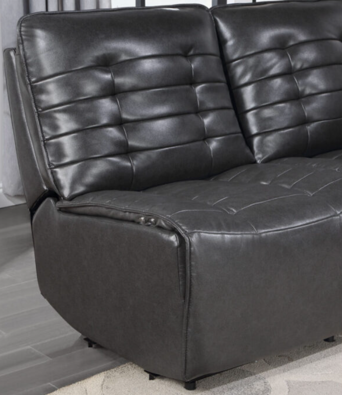 Blanche Charcoal 5-Piece Sectional FLOOR SAMPLE SALE