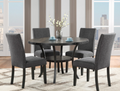 Dark Brown Nail head D1622 Dining Collection