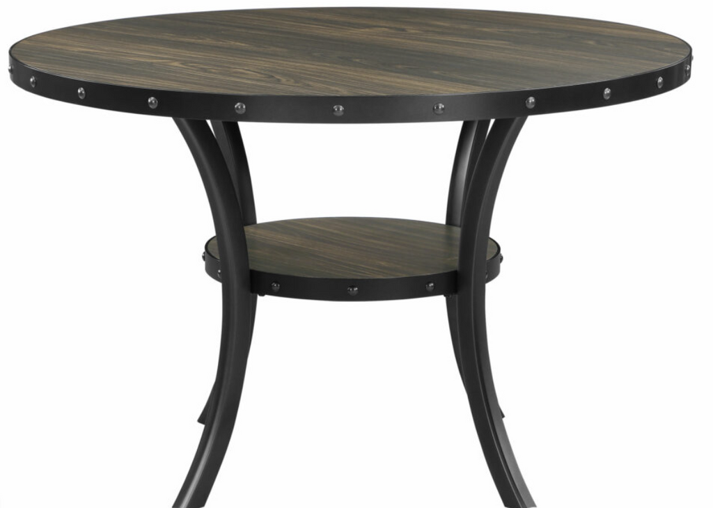 Dark Brown Nail head D1622 Dining Collection