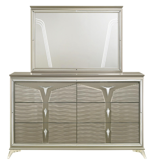 THE SILVER STAR 5PC QUEEN BEDROOM SET
