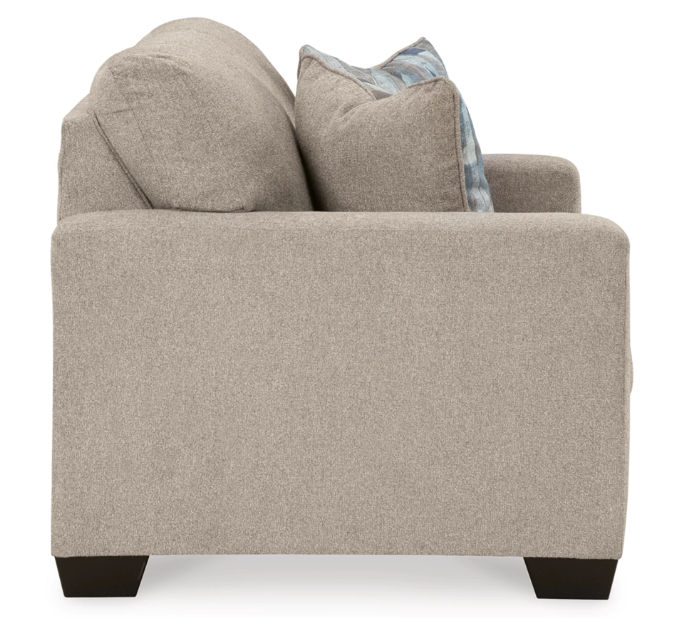PARCHMENT COLOR SOFA AND LOVESEAT