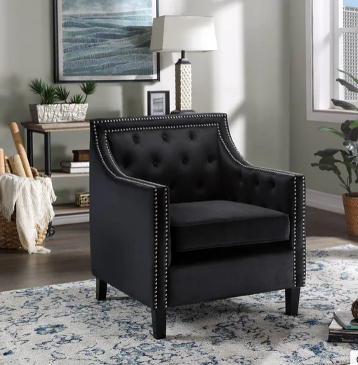 Elegant Accent Chair BLACK