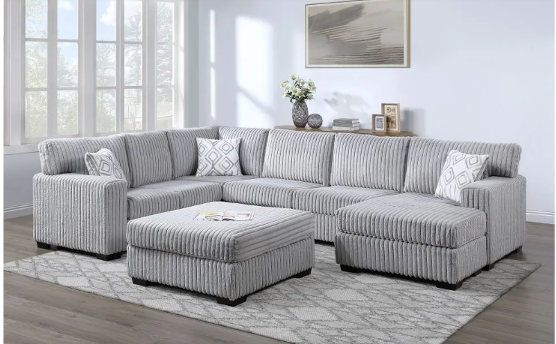 CORDUROY CHAISE SECTIONAL