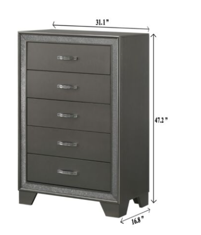 THE KAIA BEDROOM SET 5PCS