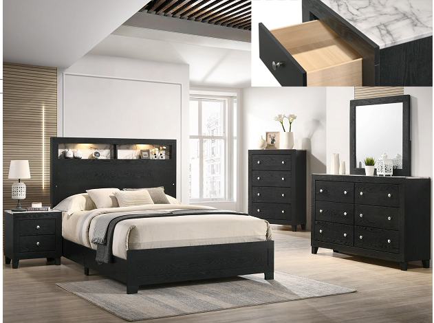 The Cadence Bedroom set 5 pcs