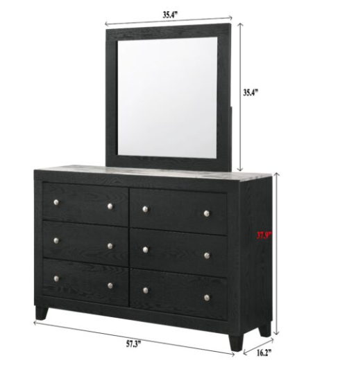 The Cadence Bedroom set 5 pcs