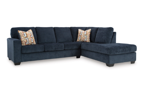 Blue Aviemore Sectional with Chaise