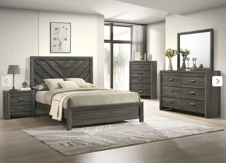 Rustic Charm Meets Modern Sophistication: A Timeless Bedroom Collection