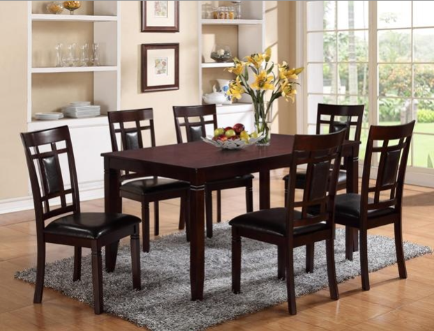 7-Piece Espresso Dining Collection