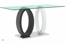 Load image into Gallery viewer, Modern 5-Piece Dining Set – Black Glas Chrome Finish
