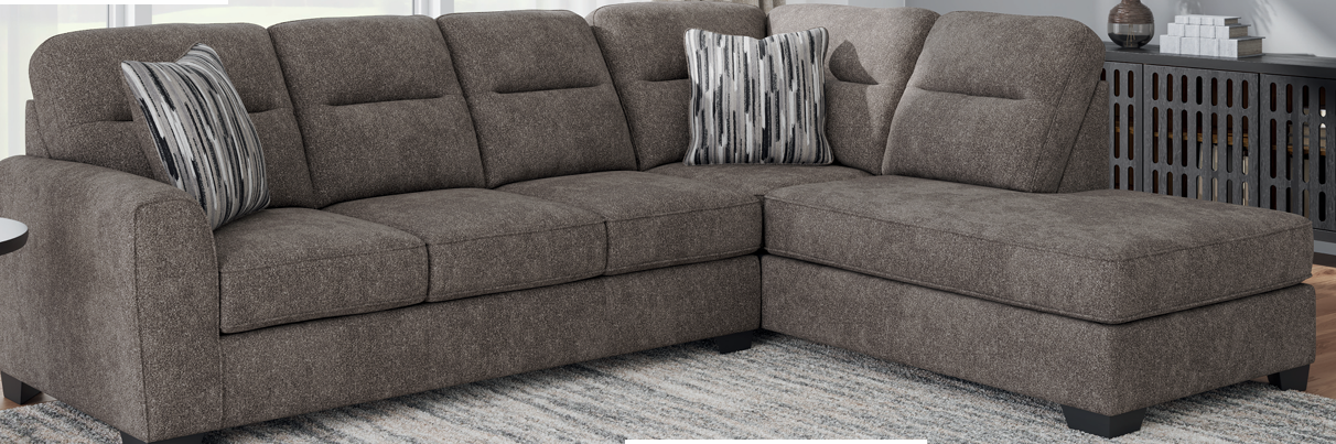 Olten Graphite Sectional Sofa