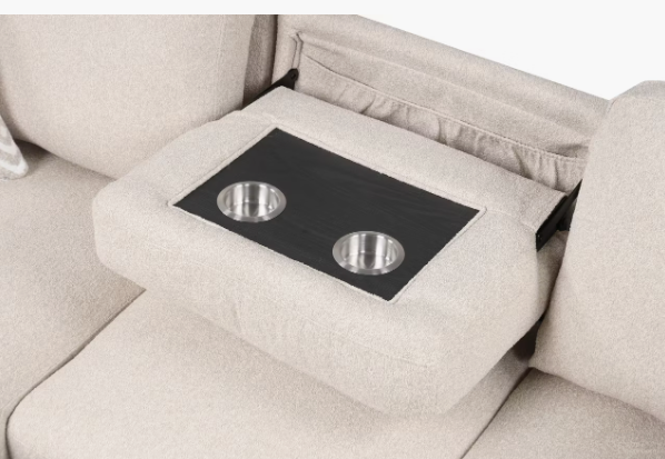Modern Pinto Reversible Sleeper Sectional with Storage