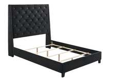 Load image into Gallery viewer, CHANTILY QUEEN BED BLACK
