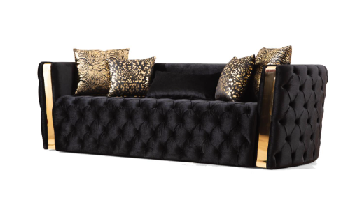 NAOMI SOFA & LOVESEAT BLACK
