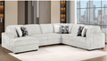 SNUGGLE SECTIONAL CREAM