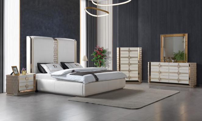 LATOYA QUEEN BEDROOM SET BEIGE