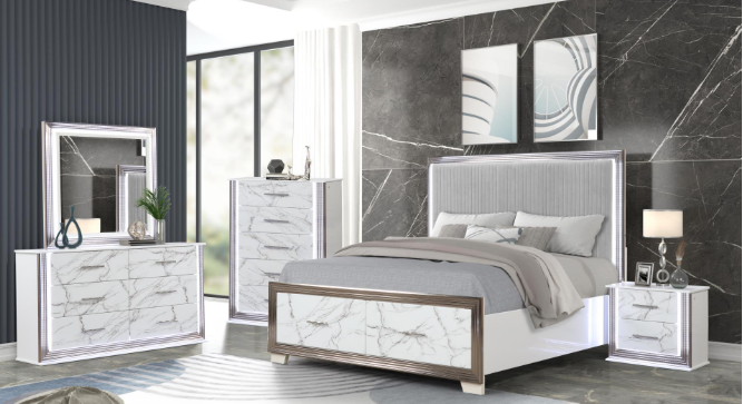 DESIRE BEDROOM SET WHITE