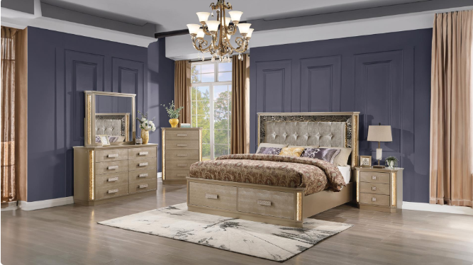 MEDUSA QUEEN BEDROOM 4PCS SET