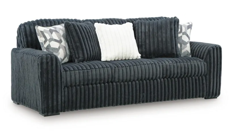 MIDNIGHT SOFA & LOVESEAT GUNMETAL