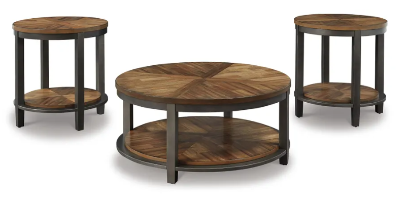 ROYBECK 3 PC COFFEE TABLE SET