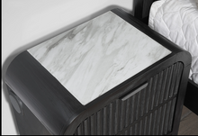 Load image into Gallery viewer, BECKETT RICK DARK BLACK AND WHITE TONE BEDROOM SET
