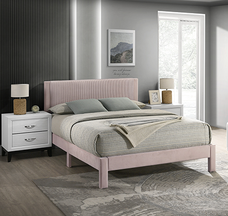 LUCIA  BED ONLY PINK
