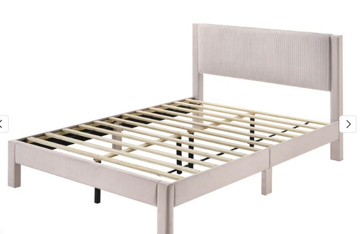 LUCIA  BED ONLY PINK