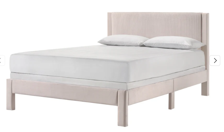 LUCIA  BED ONLY PINK