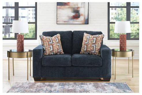 AVIEMORE NAVY BLUE SOFA & LOVESEAT