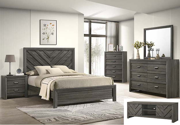 Rustic Charm Meets Modern Sophistication: A Timeless Bedroom Collection