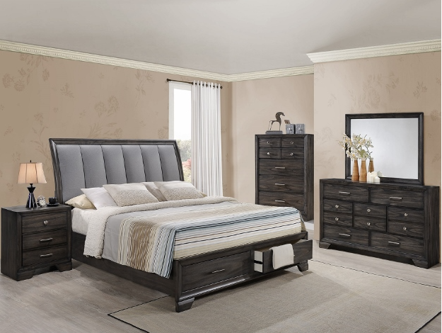 JAYMES BEDROOM 5 PC QUEEN SET