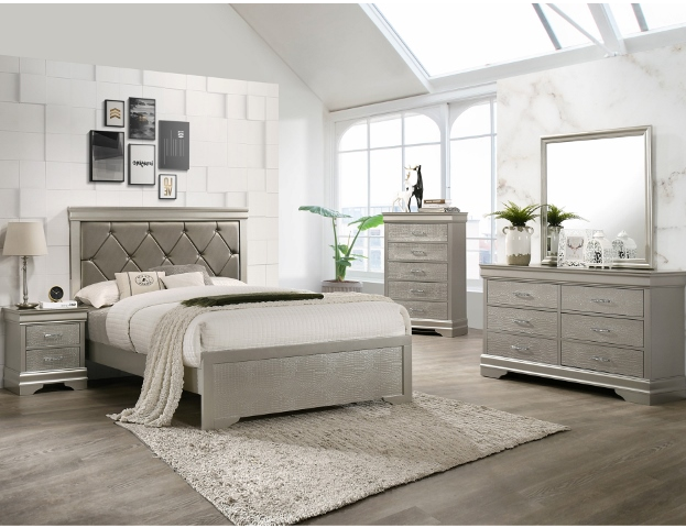 AMALIA QUEEN BEDROOM SET 5PCS