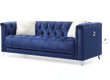 Load image into Gallery viewer, RUSSEL SOFA AND LOVESEAT BLUE
