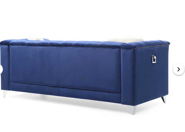RUSSEL SOFA AND LOVESEAT BLUE (FLOOR SAMPLE SALE)