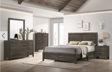 Load image into Gallery viewer, DARK HOPKINS STYLE QUEEN BEDROOM SET 5PC&nbsp;
