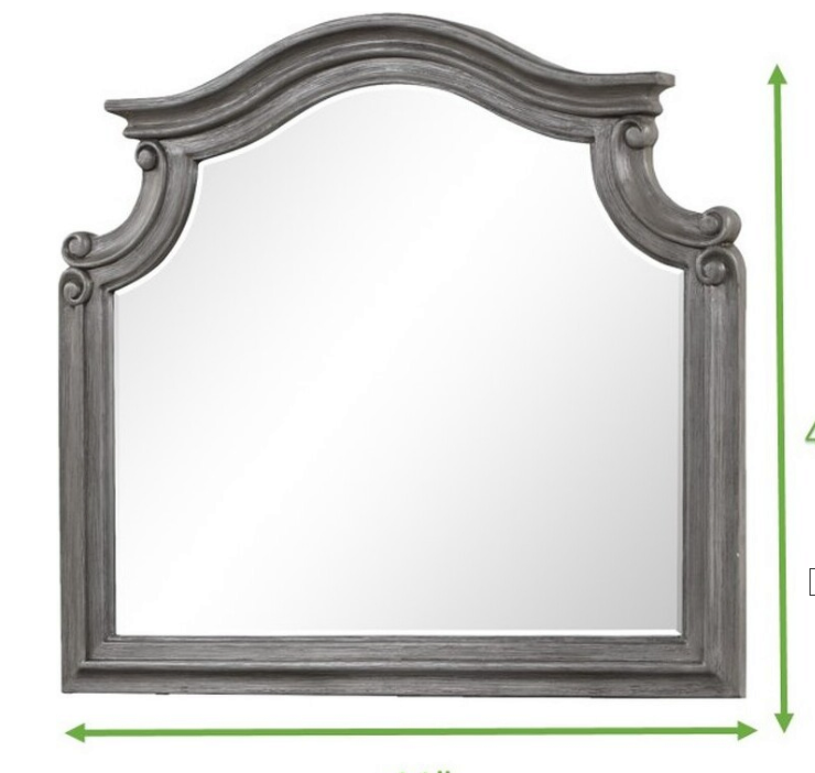 GRACE - GRAY QUEEN BEDROOM SET - TUFTED