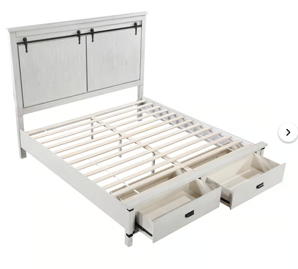 THE WHITE 5 PC BEDROOM SET LORETTA (FLOOR SAMPLE SALE)