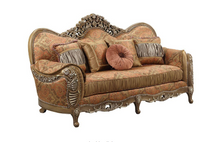 Load image into Gallery viewer, Classic Sofa &amp; Loveseat Golden &amp; Orange Color Blend
